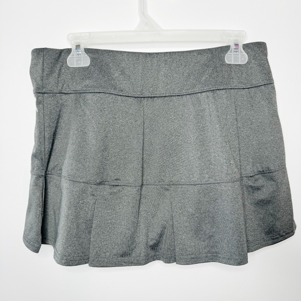 Head Athletic Tennis Skort Pleated Gray Black Large